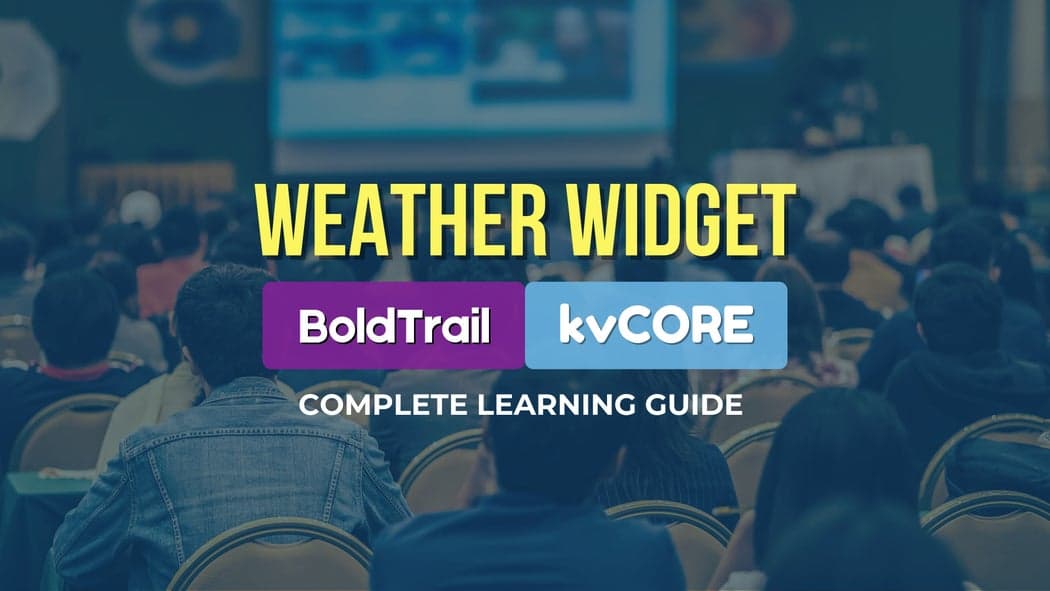 BoldTrail and kvCore Weather Widget Integration